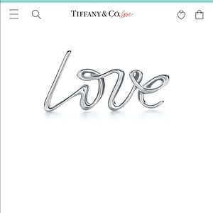 Tiffany and co Paloma Picasso single love earring